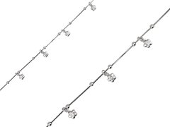 Bratara argint picior flori Flores